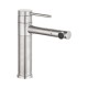 Bathroom Brushed Nickel Basin Mixer Tap Swivel Nozzle Faucet Stainless Steel