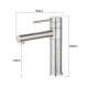 Bathroom Brushed Nickel Basin Mixer Tap Swivel Nozzle Faucet Stainless Steel