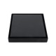 120*120mm Black Shower Grate Floor Waste Drain Smart Insert Tile