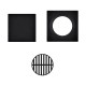 120*120mm Black Shower Grate Floor Waste Drain Smart Insert Tile