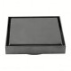 Gunmetal Grey Shower Grate Floor Waste Drain Smart Insert Tile 120*120mm