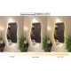 1800x800mm Irregular Backlit Frameless Wall-mounted LED Full Length Mirror with Motion Sensor