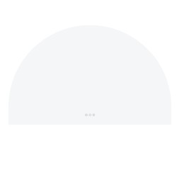 1200x850mm Backlit Arch Led Mirror With Motion Sensor Demister Touch Sensor Switch