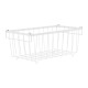 4 Pack Stackable Freezer Storage Baskets Carbon Steel Organizer Bins with Handles