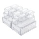 14pcs Stackable BPA-Free Refrigerator Storage Bins Pull Out Storage Drawer with Lids Drain Trays Kitchen Organization Transparent Food Storage Bins Set