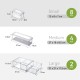 14pcs Stackable BPA-Free Refrigerator Storage Bins Pull Out Storage Drawer with Lids Drain Trays Kitchen Organization Transparent Food Storage Bins Set