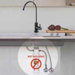 Premium SUS304 Water Filter Stainless Steel Tap RO Drinking Ceramic Disc Faucet Matt Black