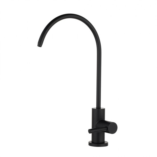 Premium SUS304 Water Filter Stainless Steel Tap RO Drinking Ceramic Disc Faucet Matt Black