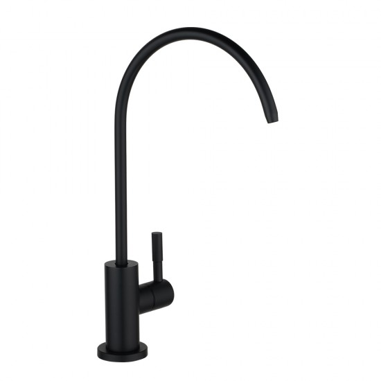 Premium SUS304 Water Filter Stainless Steel Tap RO Drinking Ceramic Disc Faucet Matt Black