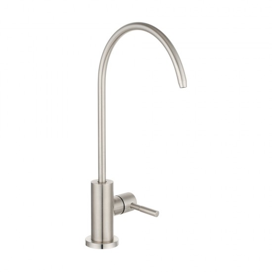 Premium SUS304 Water Filter Stainless Steel Tap RO Drinking Ceramic Disc Faucet Brushed Nickel