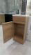 400mm Plywood Light Oak Floor Standing Vanity With Ceramic Basin
