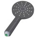 Round 3 Functions Gunmetal Grey Rainfall Hand Held Shower Head Only
