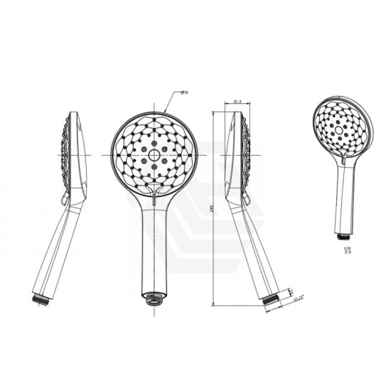 Round Chrome Shower Slider with Sliding Handpiece Holder & Soap Dish With Solid Brass White & Chrome Basin Mixer Tap Combo