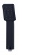 Black high pressure boosting Hand shower head Hand held Shower