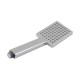 Square Chrome ABS Handheld Shower Head With Water Hose