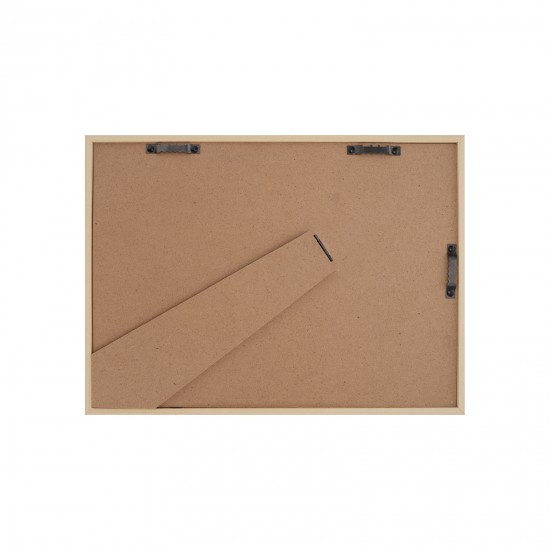 2PCs A4 Wooden Kids Art Frame Children Artwork Display Changeable Front Opening Table Stand Light Oak