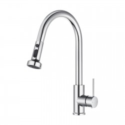3 Modes Pull Out Kitchen Laundry Sink Mixer Tap 360° Swivel Chrome Faucet