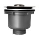 Kitchen Sink Dark Grey Stainless Steel Waste
