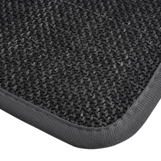 2 Pieces Kitchen Runner Carpet Set Non Slip Floor Mat Machine Washable Fabric Door Rug Laundry Room Hallway Bathroom Bedroom Entryway 70/120*45*0.7cm Dark Grey