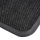 2 Pieces Kitchen Runner Carpet Set Non Slip Floor Mat Machine Washable Fabric Door Rug Laundry Room Hallway Bathroom Bedroom Entryway 70/120*45*0.7cm Dark Grey