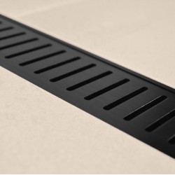 100-5600mm Lauxes Aluminium Midnight Floor Grate Drain Indoor Outdoor