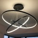 CIRCULAR 3 Rings Flexible design Mordern LED Light