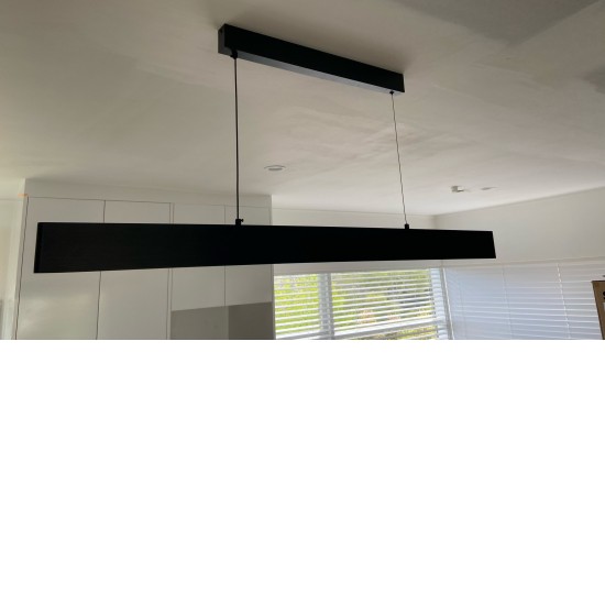 1500mm Linear Black Minimalist Bar Counter Light