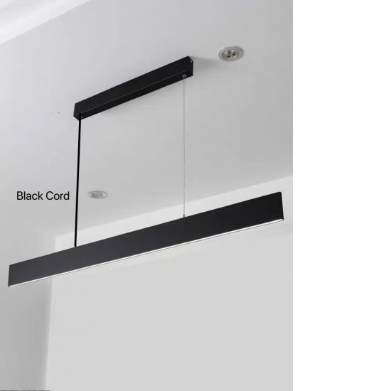 1500mm Linear Black Minimalist Bar Counter Light