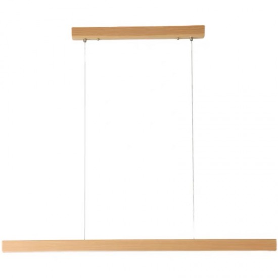 1200mm Linear Wood Color Island Bar Light