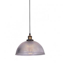 D300*H230mm Dome Shape Vintage Glass Pendant light