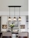 Modern Black All in one Kitchen Bar Light