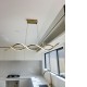 Linear Golden Kitchen Island Bar Light