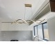 Linear Golden Kitchen Island Bar Light