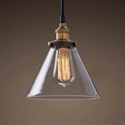 Triangle Glass Pendant Light