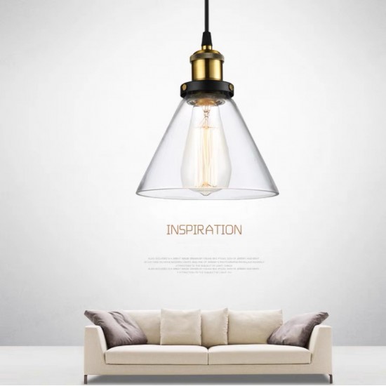 Triangle Glass Pendant Light