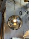 250mm Smoky Glass Round Globe Pendant