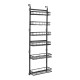 6 Tiers Kitchen Bathroom Pantry Over The Door Hanging Organizer Adjustable Baskets Storage Rack Shampoo Conditioner Body Wash Shelf