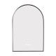 600x900mm Backlit Gunmetal Grey Frame Arched LED Wall Mirror Motion Sensor Switch