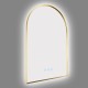 600x900mm Backlit Brushed Yellow Gold Frame Arched LED Wall Mirror Motion Sensor Switch