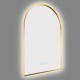 600x900mm Backlit Brushed Yellow Gold Frame Arched LED Wall Mirror Motion Sensor Switch