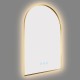 600x900mm Backlit Brushed Yellow Gold Frame Arched LED Wall Mirror Motion Sensor Switch