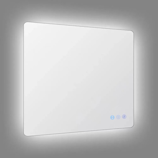 1200x750mm Rectangle LED Mirror with Motion Sensor Demister Backlit Touch Switch 3 Colours Lighting Frameless