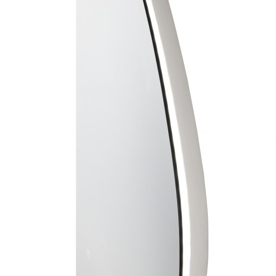 1210x990mm Special LED Wall Mirror with Motion Sensor Auto On Demister Touch Switch 3 Colours Lighting on 20mm Rim