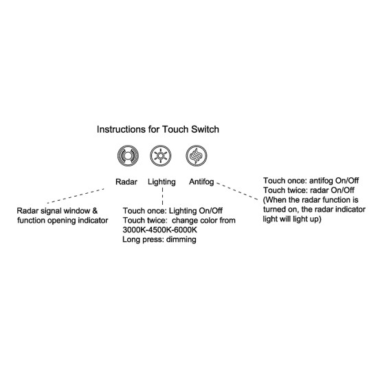 500x900mm Backlit Gunmetal Grey Frame Oval Led Mirror Oblong Racetrack Motion Sensor Auto On