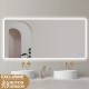 1500x750mm Rectangle LED Mirror with Motion Sensor And Demister Touch Switch 3 Colours Lighting