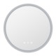 900mm Round LED Wall Mirror with Motion Sensor Auto On Demister Touch Switch 3 Colours Lighting on 20mm Rim