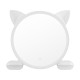 450mm Cat Ear Vanity Tabletop 3 Colors Light Strip Touch LED Mirror Makeup Mirror White