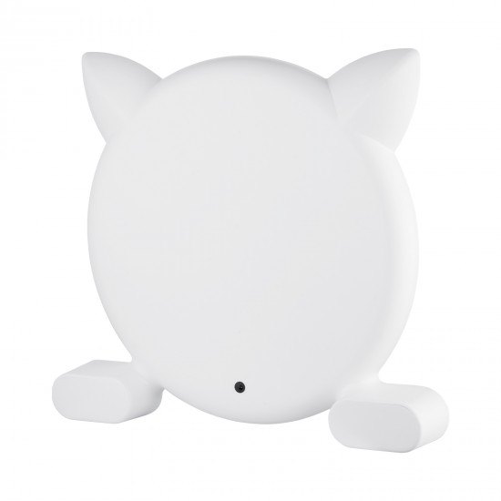 450mm Cat Ear Vanity Tabletop 3 Colors Light Strip Touch LED Mirror Makeup Mirror White