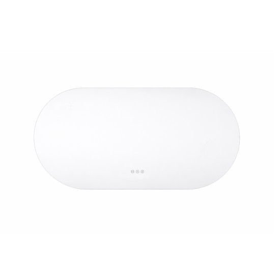 1200x600mm Backlit Led Mirror Oblong Racetrack Motion Sensor Demister Touch Sensor Switch