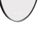 500x900mm Backlit Gunmetal Grey Frame Oval Led Mirror Oblong Racetrack Motion Sensor Auto On